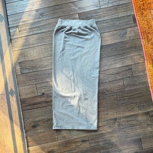 Hardtails, gray maxi skirt size Small